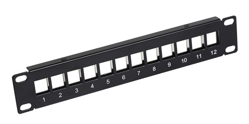 SUNPU 19-inch 1U 12-Port UTP/STP Blank Patch Panel catalogue model series 29