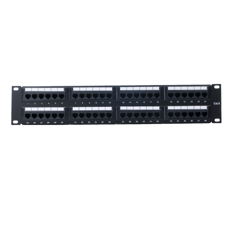 SUNPU 1U 48-port high-density keystone patch panel